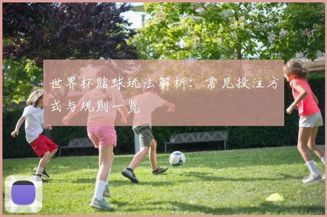 世界杯赌球玩法解析:常见投注方式与规则一览