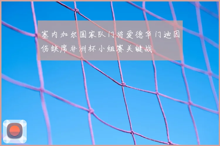 塞内加尔国家队门将爱德华门迪因伤缺席非洲杯小组赛关键战
